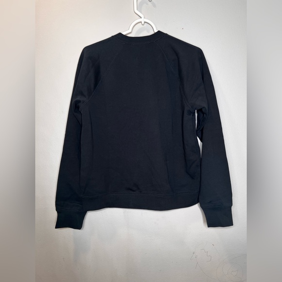 NWOT Everlane 100% Human Black Sweatshirt Pullover Sweater Size Medium - Picture 5 of 5